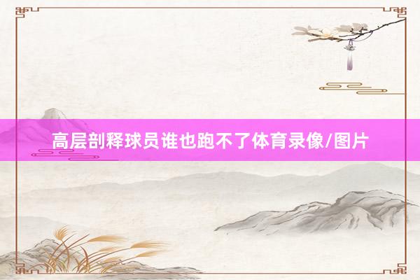 高层剖释球员谁也跑不了体育录像/图片