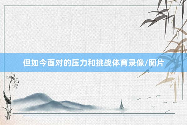 但如今面对的压力和挑战体育录像/图片