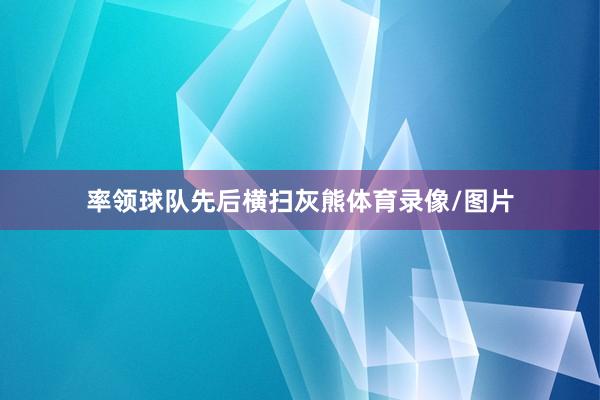 率领球队先后横扫灰熊体育录像/图片