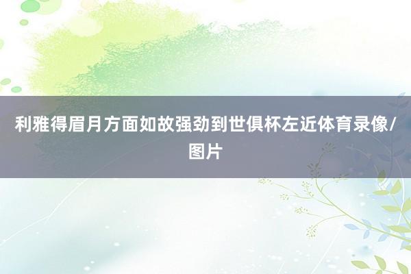 利雅得眉月方面如故强劲到世俱杯左近体育录像/图片