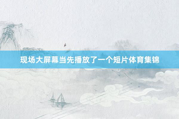 现场大屏幕当先播放了一个短片体育集锦