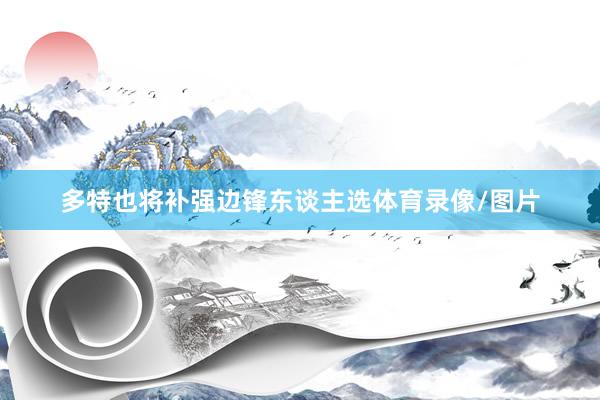 多特也将补强边锋东谈主选体育录像/图片
