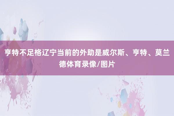 亨特不足格辽宁当前的外助是威尔斯、亨特、莫兰德体育录像/图片