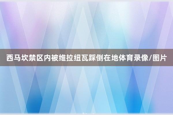 西马坎禁区内被维拉纽瓦踩倒在地体育录像/图片