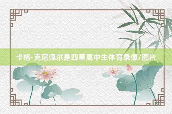 卡格·克尼佩尔是四星高中生体育录像/图片