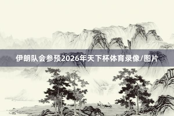 伊朗队会参预2026年天下杯体育录像/图片