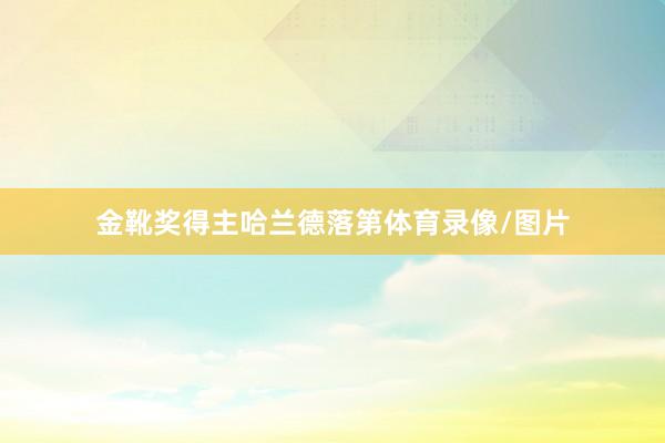 金靴奖得主哈兰德落第体育录像/图片